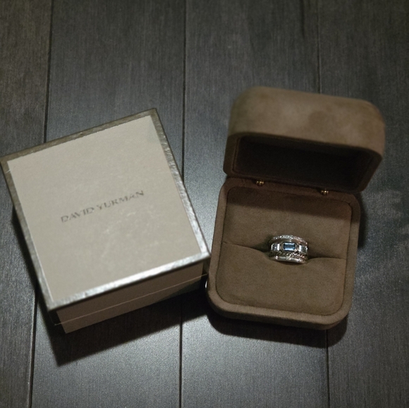 Authentic David Yurman Stax Five Row Ring Size 6 1/2 - Picture 3 of 12